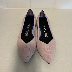 New without box Ballet Pink Rothy’s flats 8.5